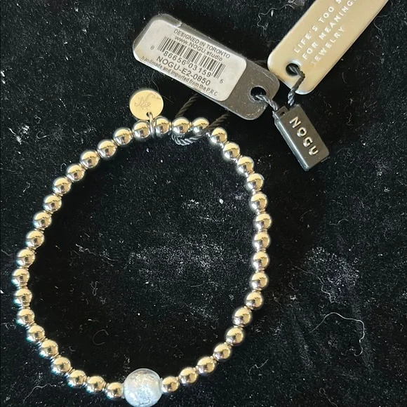 NOGU Silver Beaded Bracelet - Picture 1 of 1